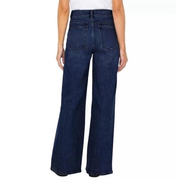 Well Worn Wide Leg Stretch Denim Jeans Size 16 or 36 New - Picture 1 of 8